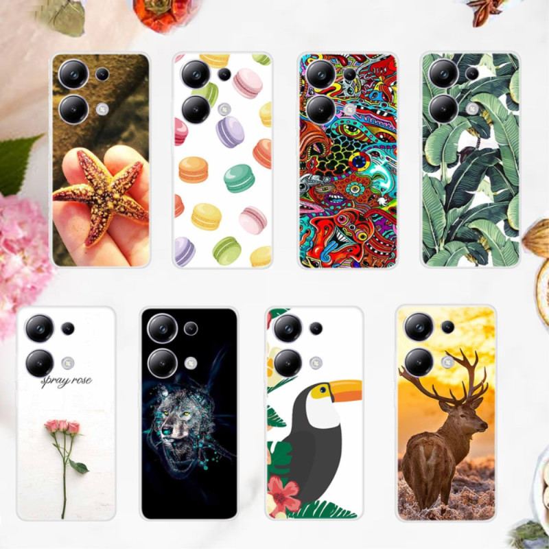 Coque Xiaomi Redmi Note 13 Pro 4G / Poco M6 Pro 4G Trois Fleurs