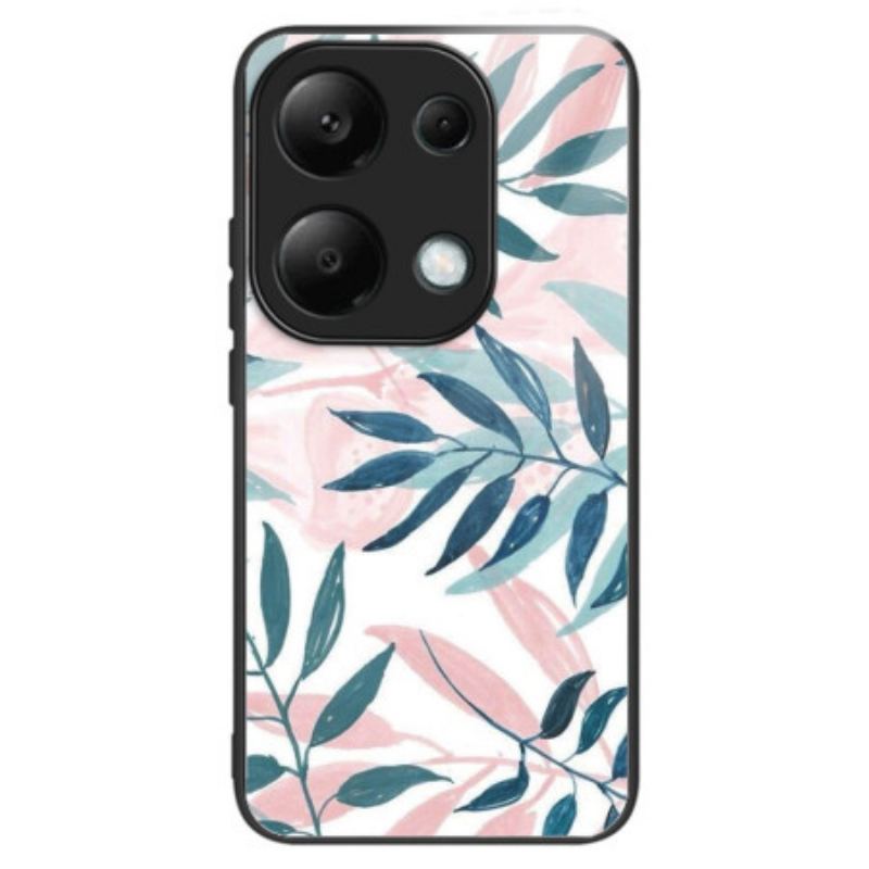 Coque Xiaomi Redmi Note 13 Pro 4G / Poco M6 Pro 4G Verre Trempé Feuilles