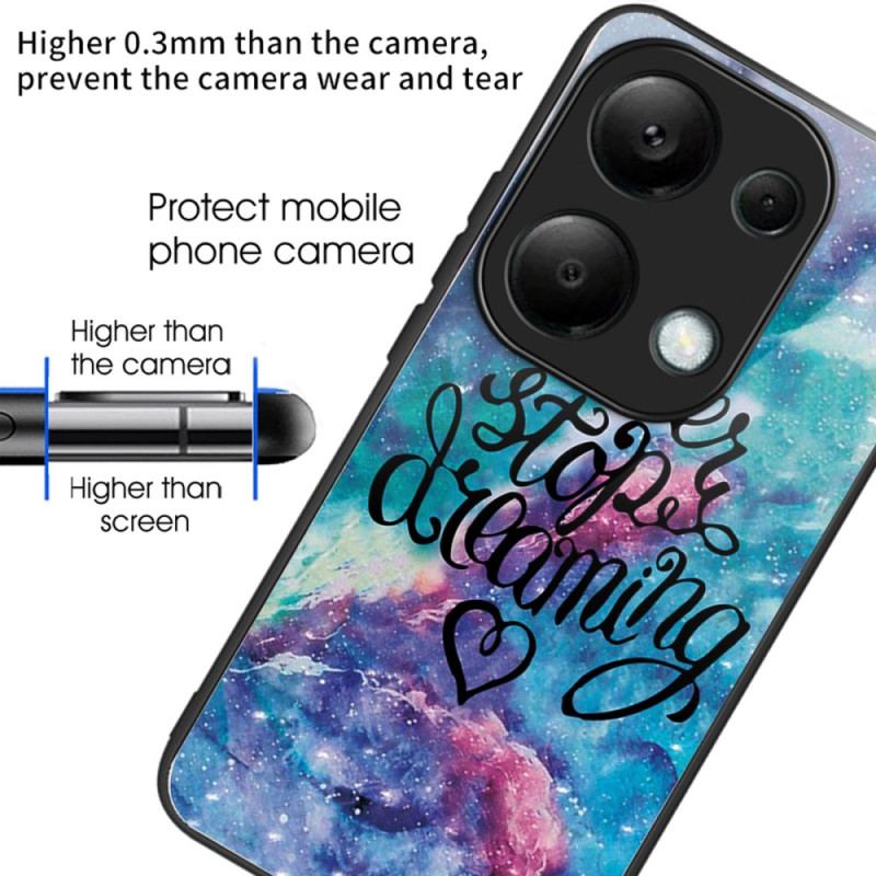 Coque Xiaomi Redmi Note 13 Pro 4G / Poco M6 Pro 4G Verre Trempé Never Stop Dreaming