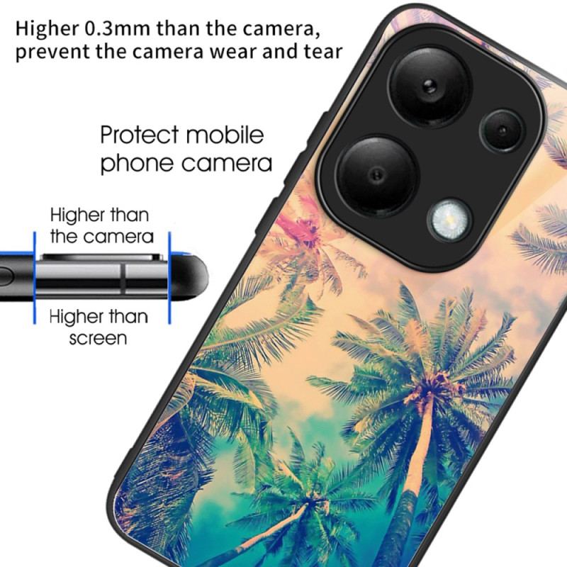 Coque Xiaomi Redmi Note 13 Pro 4G / Poco M6 Pro 4G Verre Trempé Palmiers