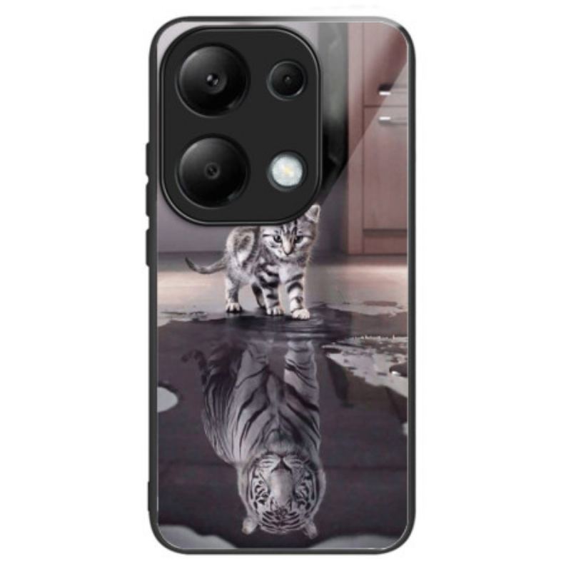 Coque Xiaomi Redmi Note 13 Pro 4G / Poco M6 Pro 4G Verre Trempé Petit Chaton