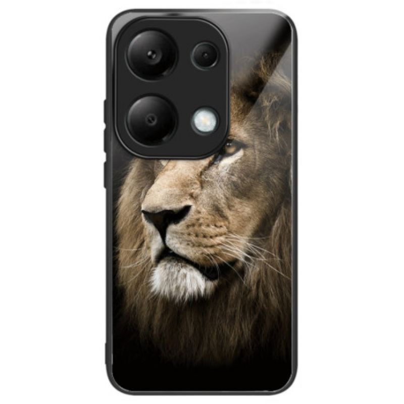 Coque Xiaomi Redmi Note 13 Pro 4G / Poco M6 Pro 4G Verre Trempé Tête de Lion