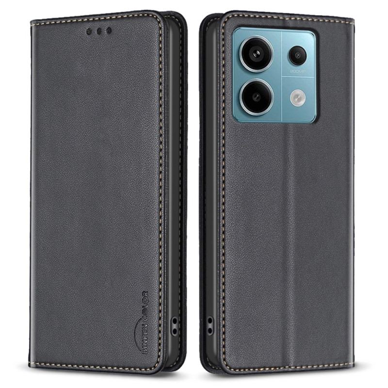 Flip Cover Xiaomi Redmi Note 13 Pro 4G / Poco M6 Pro 4G Classique BINFEN COLOR