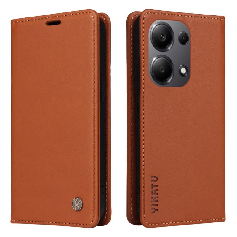 Flip Cover Xiaomi Redmi Note 13 Pro 4G / Poco M6 Pro 4G Magnétique YIKATU