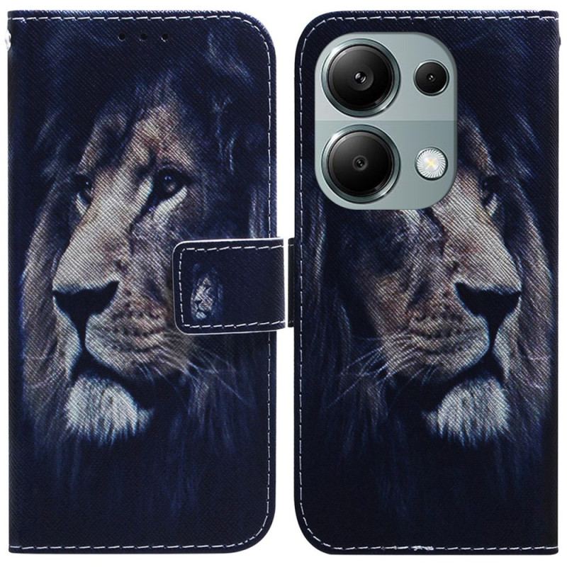 Housse Xiaomi Redmi Note 13 Pro 4G / Poco M6 Pro 4G Dreaming Lion