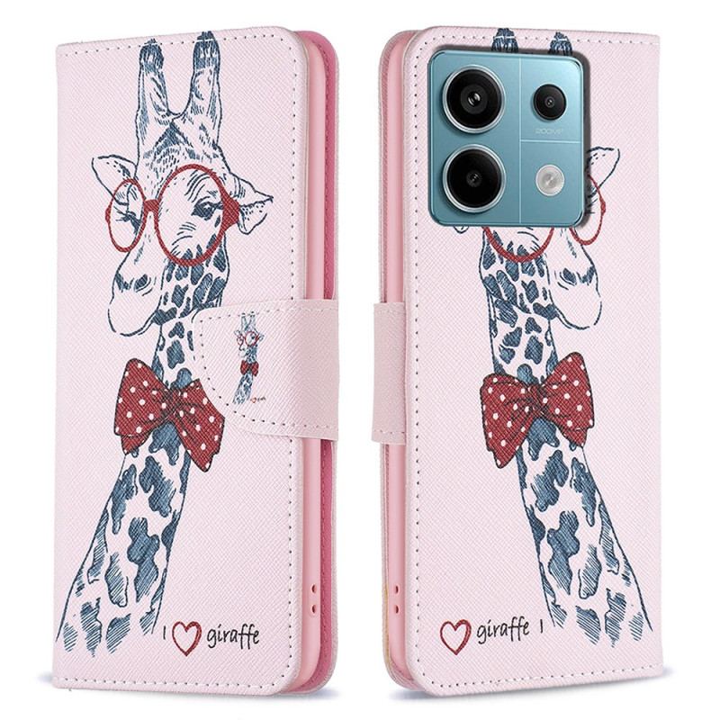 Housse Xiaomi Redmi Note 13 Pro 4G / Poco M6 Pro 4G Girafe Intello