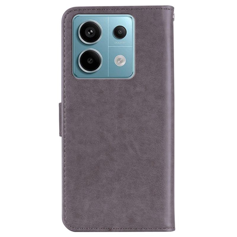 Housse Xiaomi Redmi Note 13 Pro 4G / Poco M6 Pro 4G Hibou Breloque à Lanière