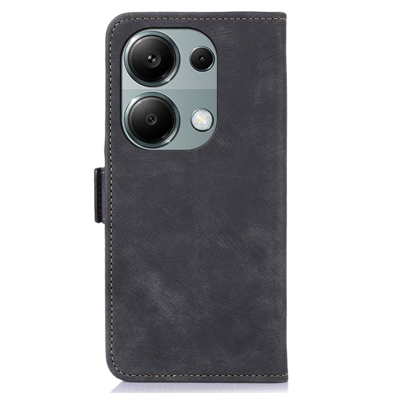 Housse Xiaomi Redmi Note 13 Pro 4G / Poco M6 Pro 4G Style Cuir Vintage ABEEL