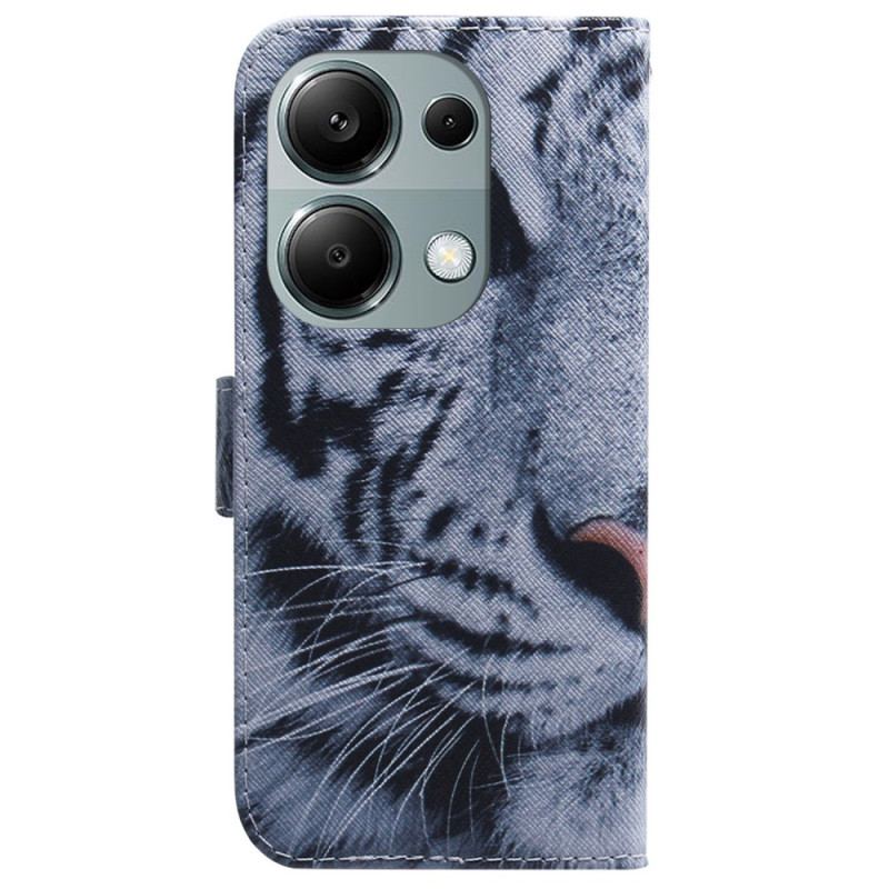 Housse Xiaomi Redmi Note 13 Pro 4G / Poco M6 Pro 4G Tigre Blanc