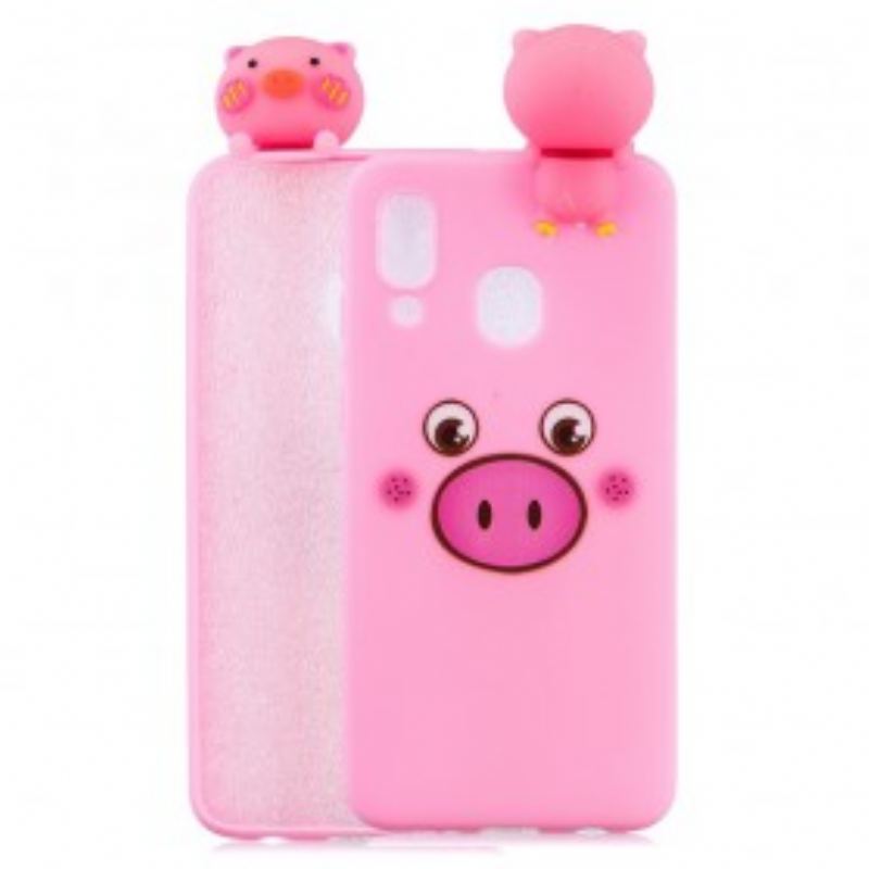 Coque Samsung Galaxy A40 Apollon le Cochon 3D