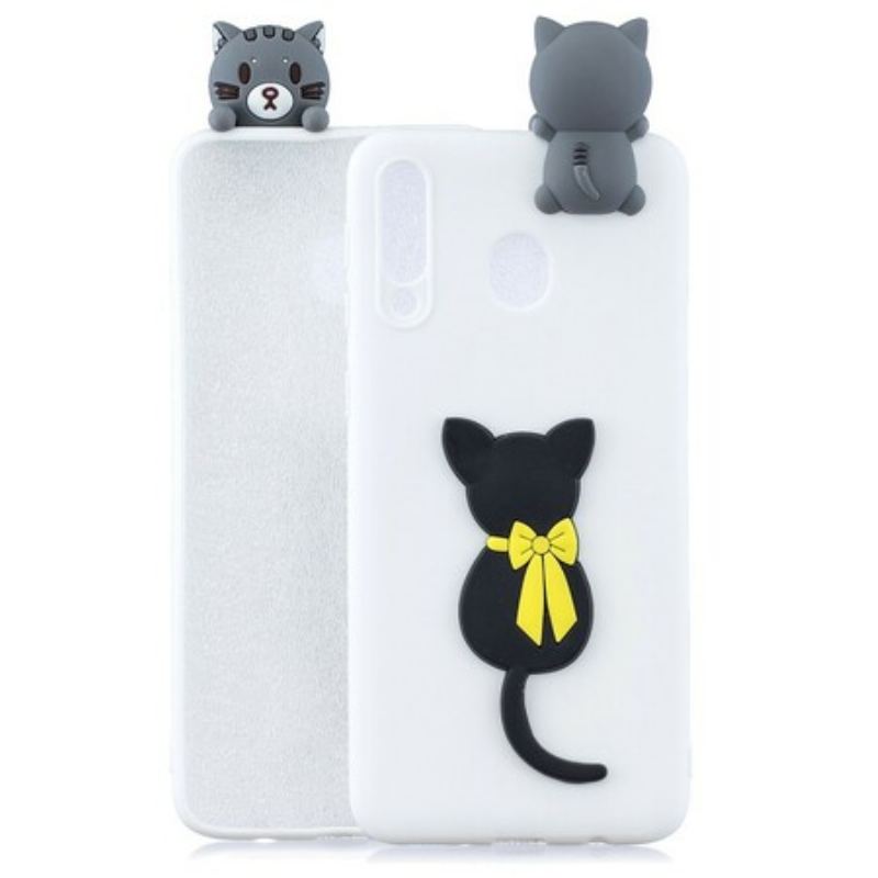 Coque Samsung Galaxy A40 Charmante Chatte 3D