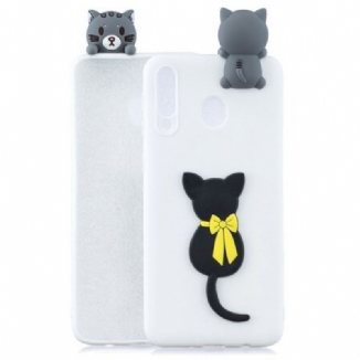 Coque Samsung Galaxy A40 Charmante Chatte 3D