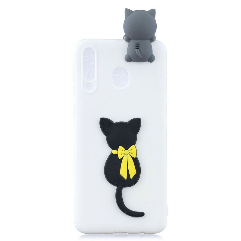 Coque Samsung Galaxy A40 Charmante Chatte 3D