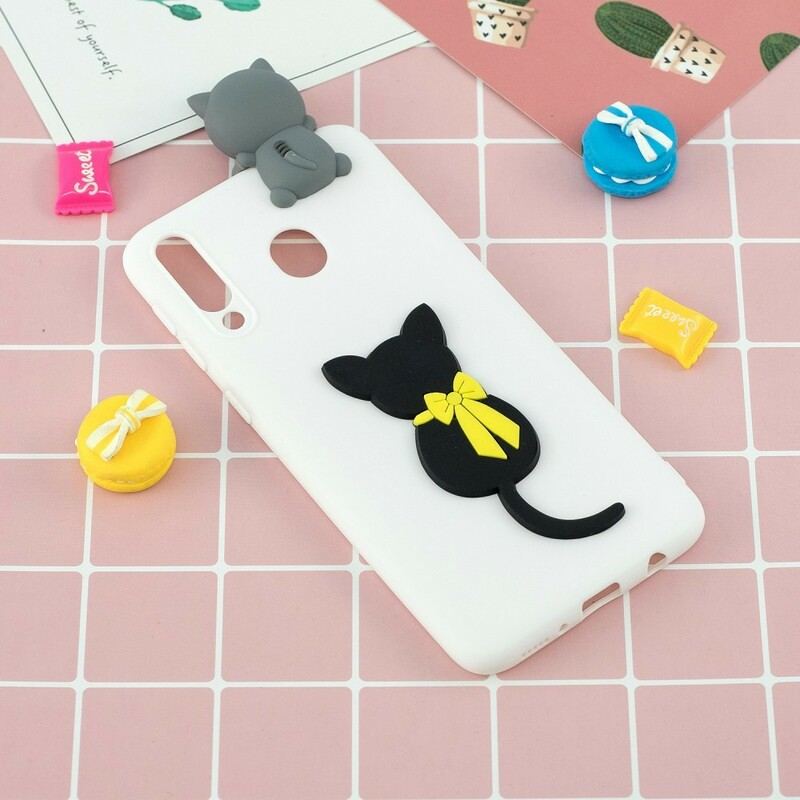 Coque Samsung Galaxy A40 Charmante Chatte 3D