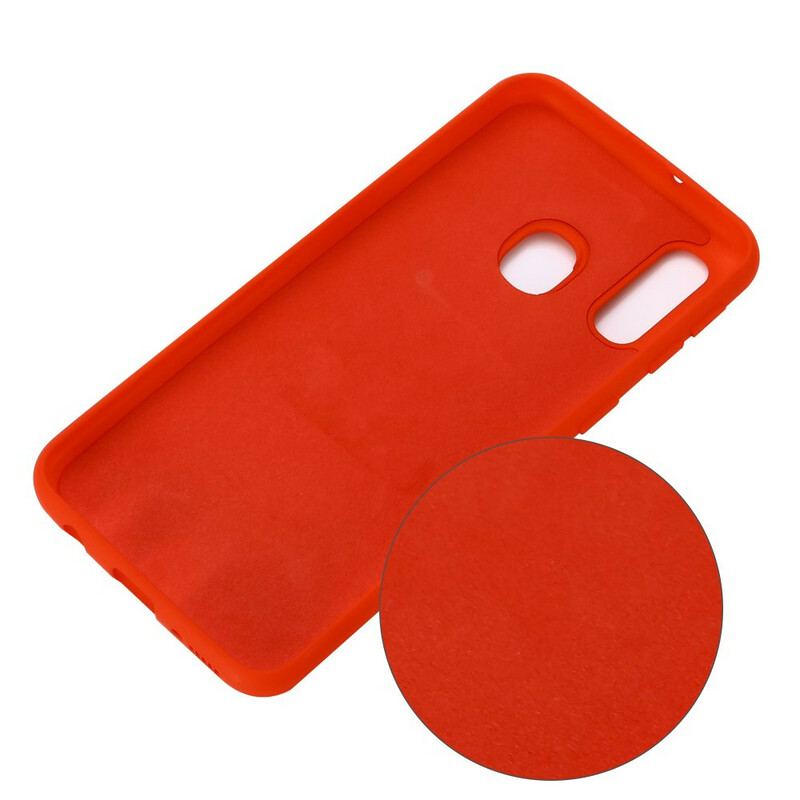 Coque Samsung Galaxy A40 Conception Silicone Liquide