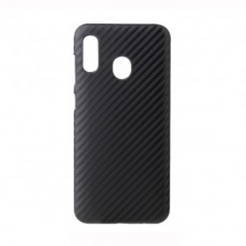 Coque Samsung Galaxy A40 Fibre Carbone