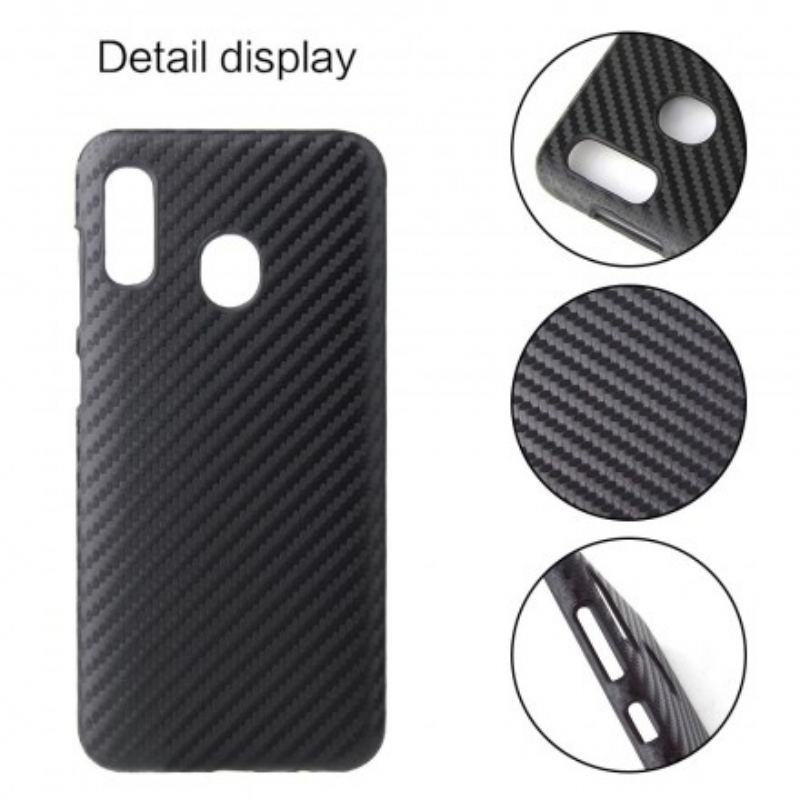 Coque Samsung Galaxy A40 Fibre Carbone