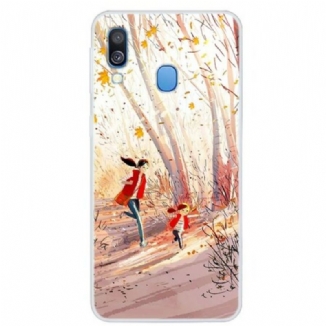 Coque Samsung Galaxy A40 Paysage d'Automne