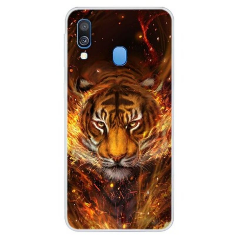 Coque Samsung Galaxy A40 Tigre de Feu