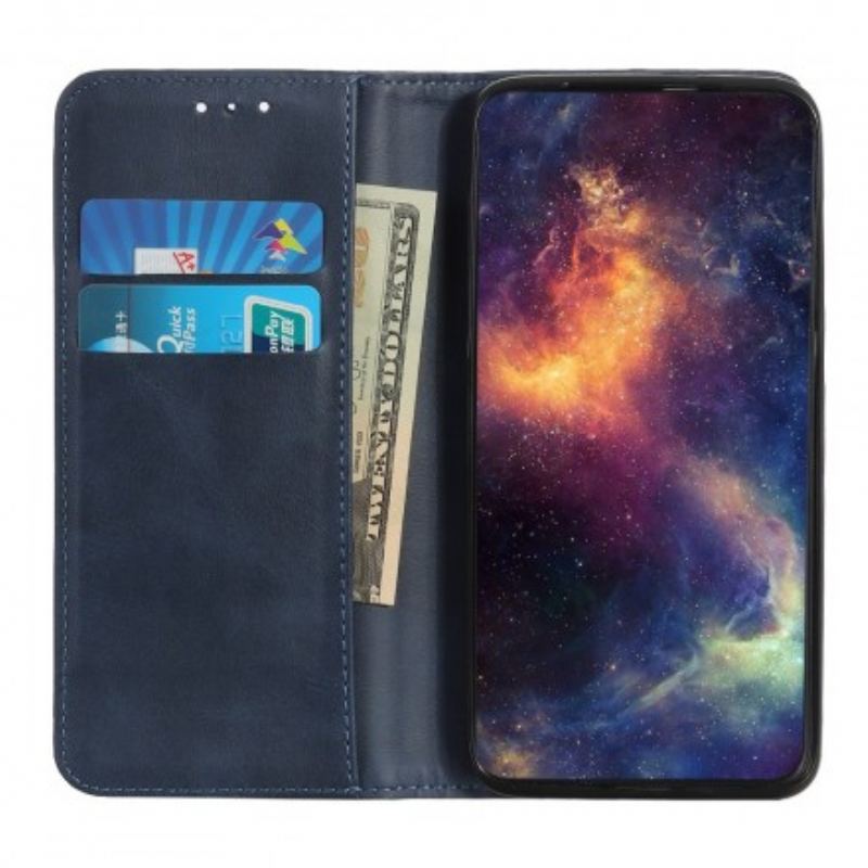 Flip Cover Samsung Galaxy A40 Cuir Fendu