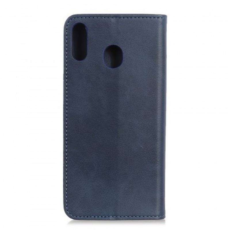 Flip Cover Samsung Galaxy A40 Cuir Fendu