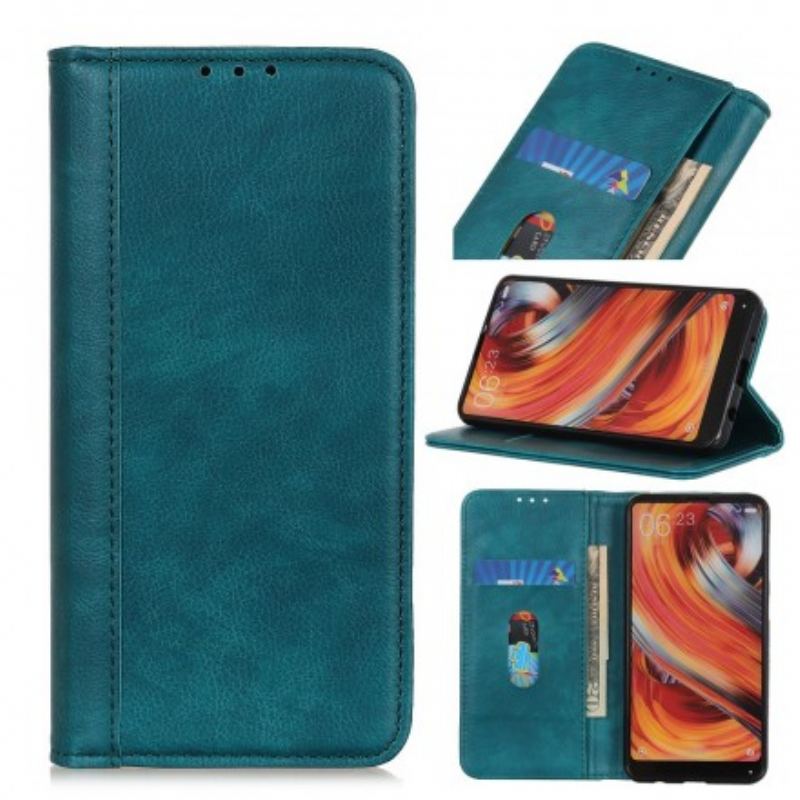 Flip Cover Samsung Galaxy A40 Version Cuir Fendu