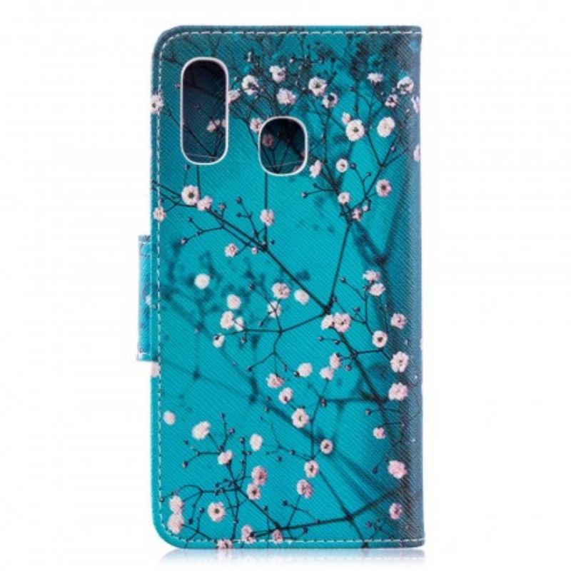 Housse Samsung Galaxy A40 Arbre Fleuri