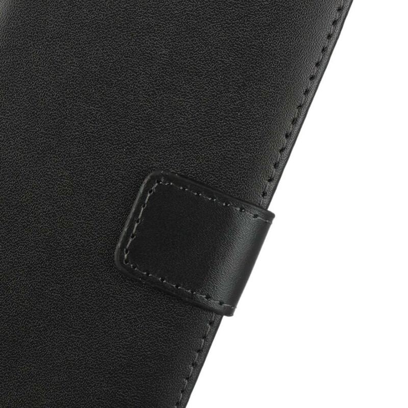 Housse Samsung Galaxy A40 Cuir Véritable Porte Feuille