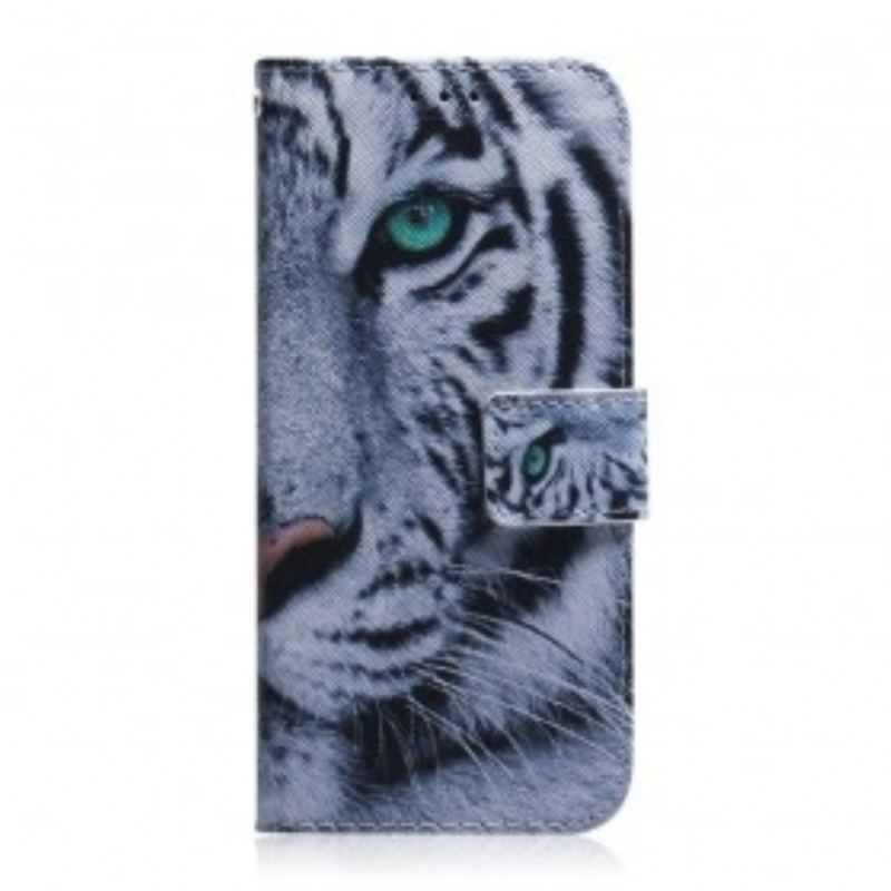 Housse Samsung Galaxy A40 Face de Tigre