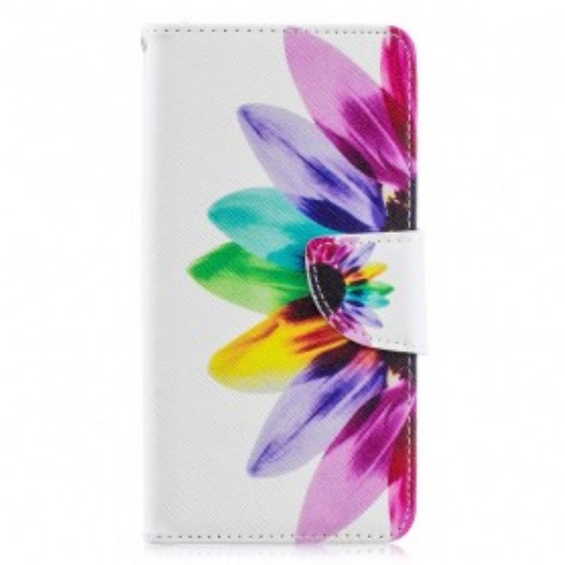 Housse Samsung Galaxy A40 Fleur Aquarelle