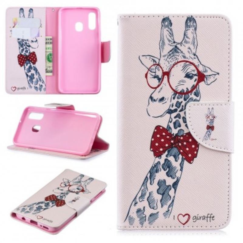 Housse Samsung Galaxy A40 Girafe Intello