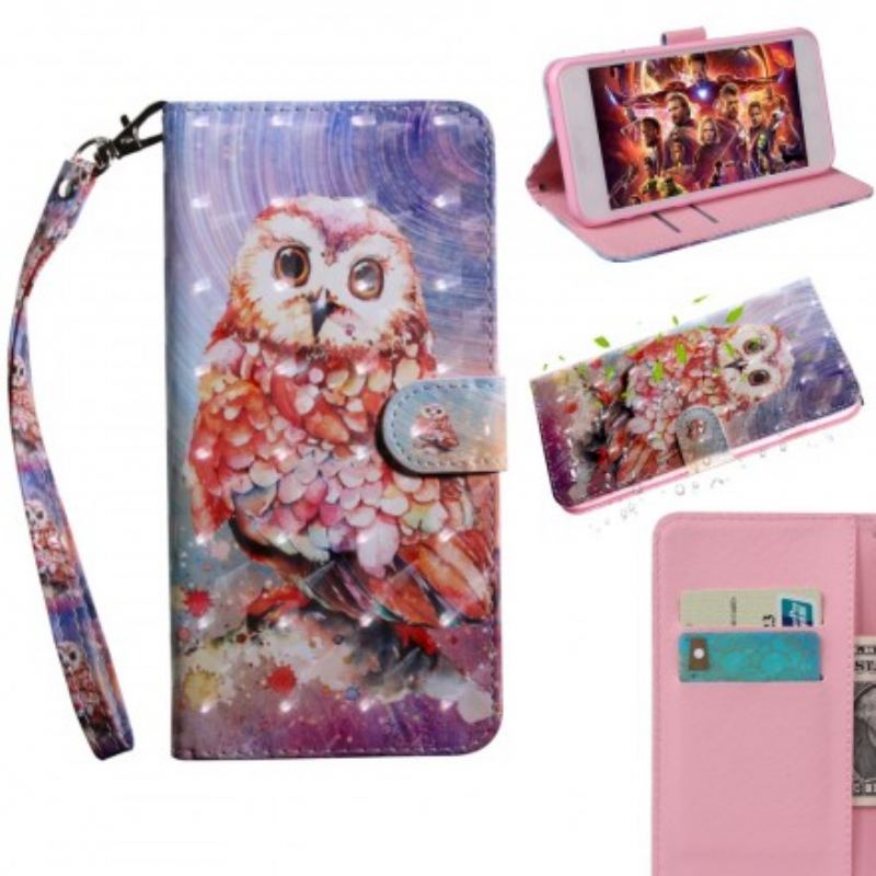 Housse Samsung Galaxy A40 Hibou le Peintre