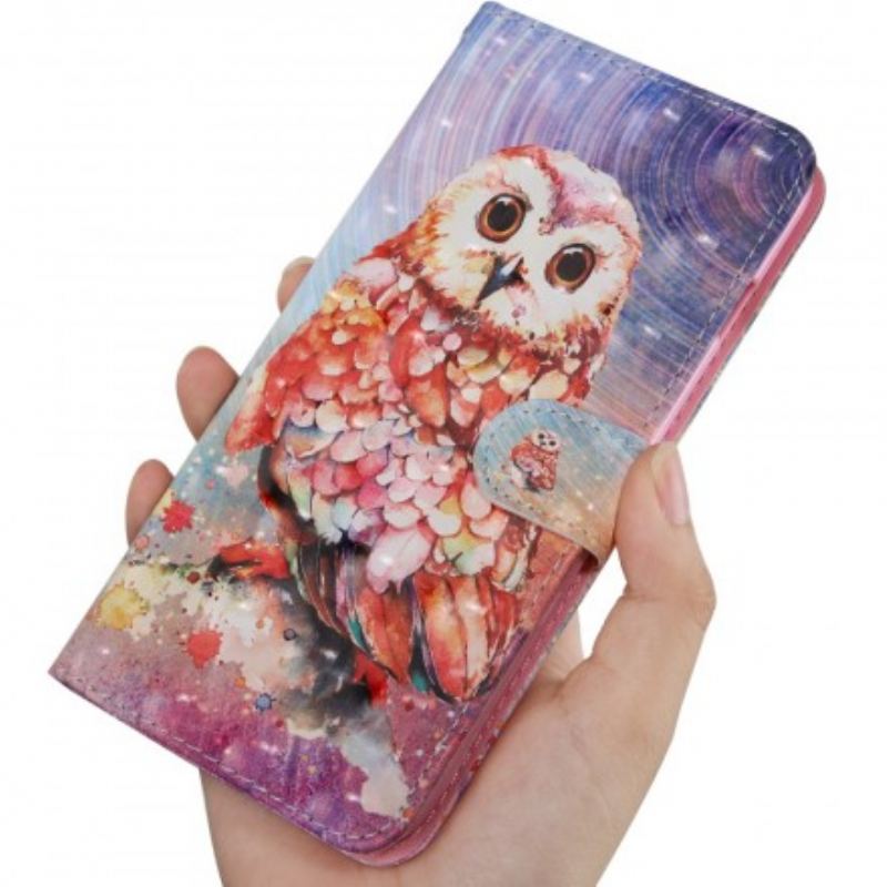 Housse Samsung Galaxy A40 Hibou le Peintre