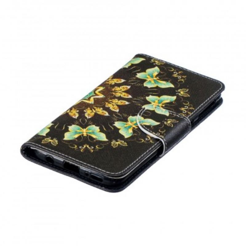 Housse Samsung Galaxy A40 Mandala Papillons