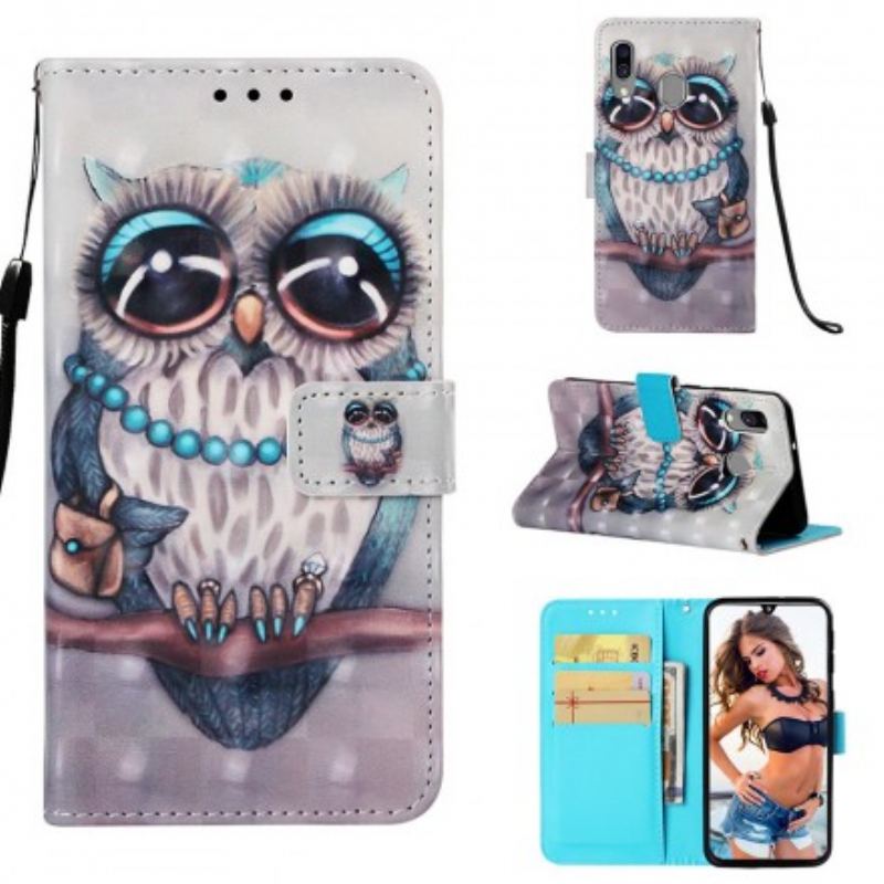 Housse Samsung Galaxy A40 Miss Hibou