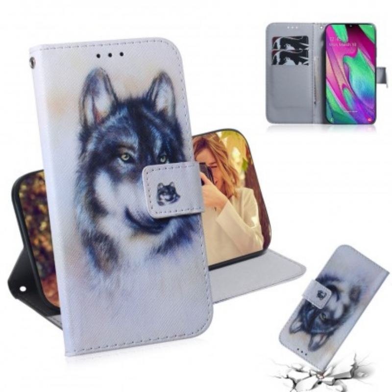 Housse Samsung Galaxy A40 Regard Canin