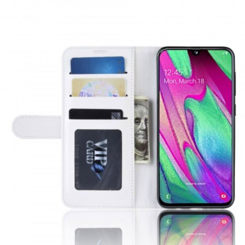 Housse Samsung Galaxy A40 Simili Cuir Ultra