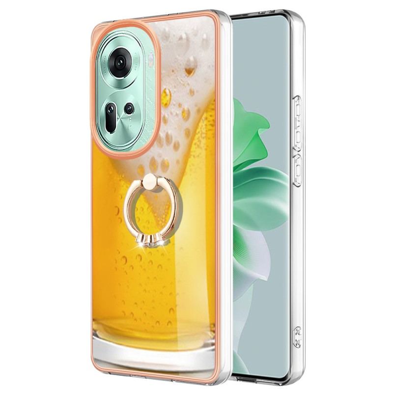 Coque Oppo Reno 11 5G Anneau-Support Bière