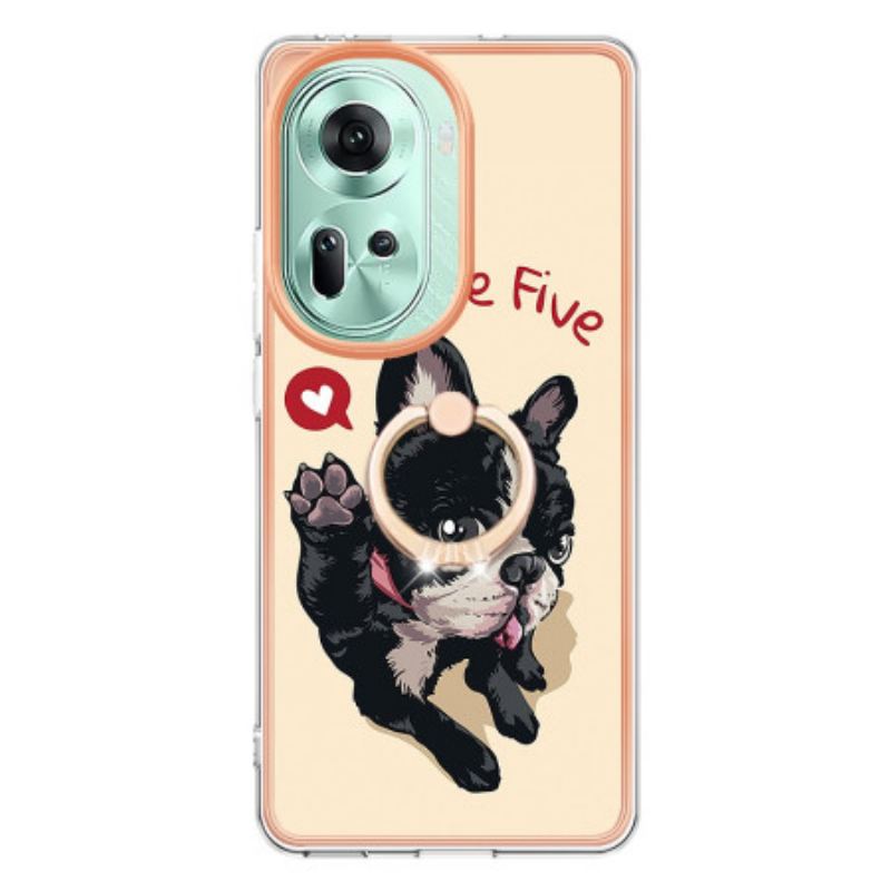 Coque Oppo Reno 11 5G Chien Give Me Five