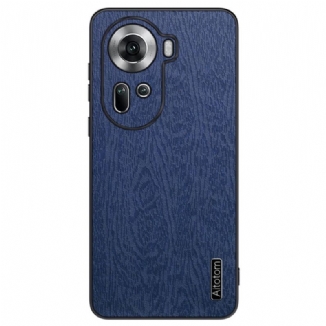 Coque Oppo Reno 11 5G Simili Cuir Effet Bois