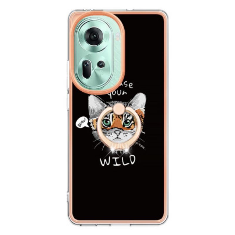 Coque Oppo Reno 11 Chat et Tigre