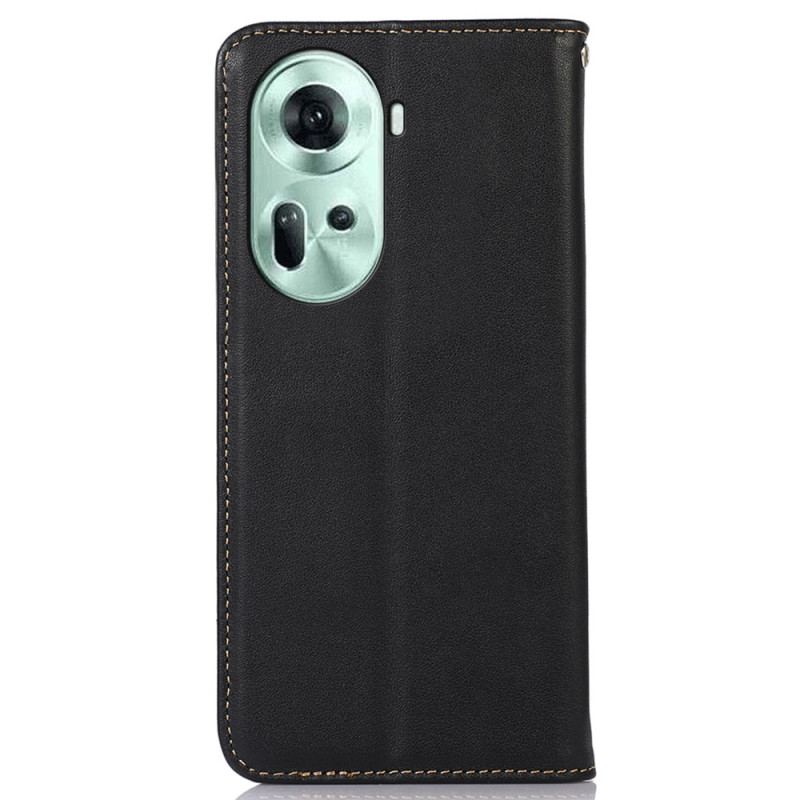 Flip Cover Oppo Reno 11 5G Cuir Nappa KHAZNEH