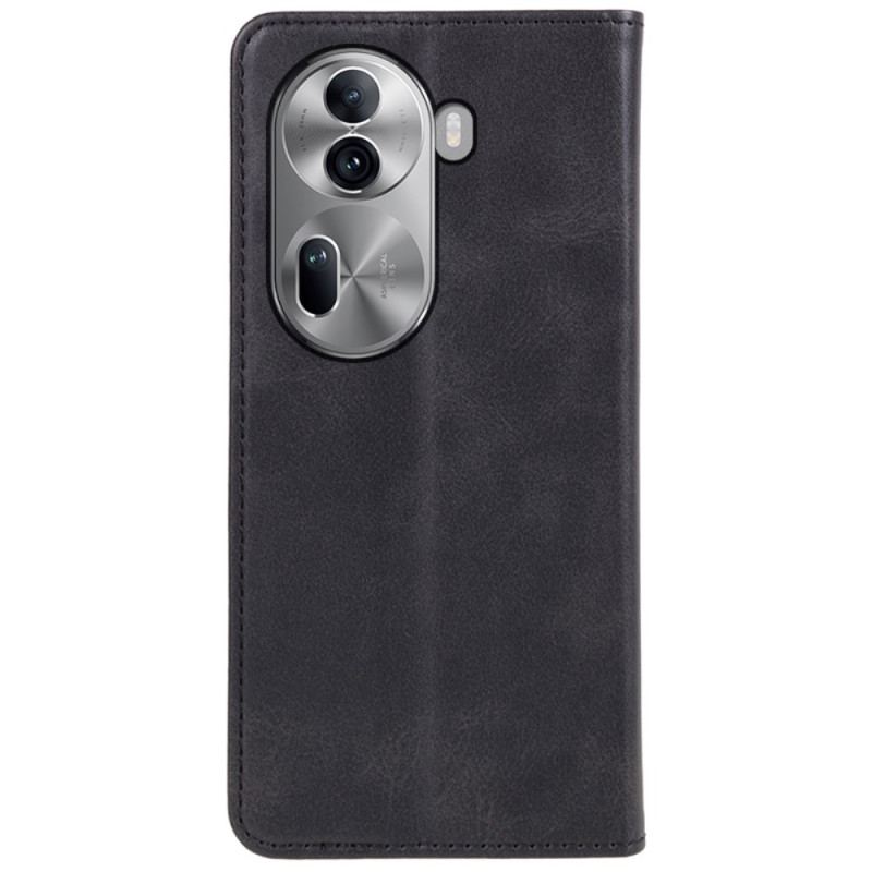 Flip Cover Oppo Reno11 5G Texture Veau