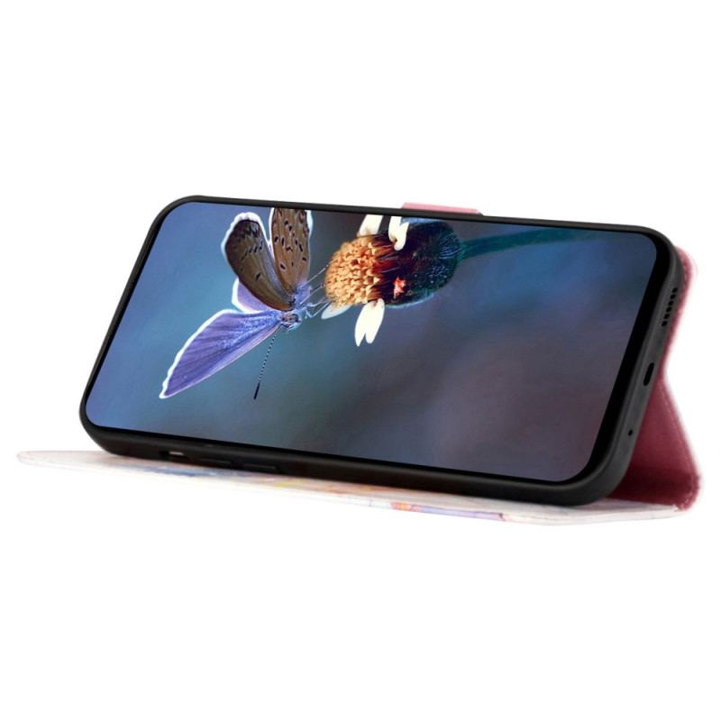 Housse Oppo Reno 11 5G Marbre à Bandoulière