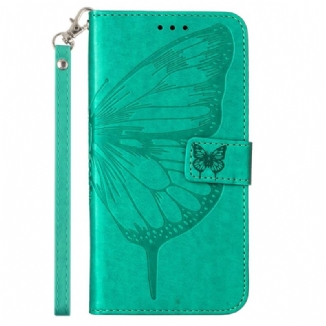 Housse Oppo Reno 11 5G Papillon Floral à Lanière