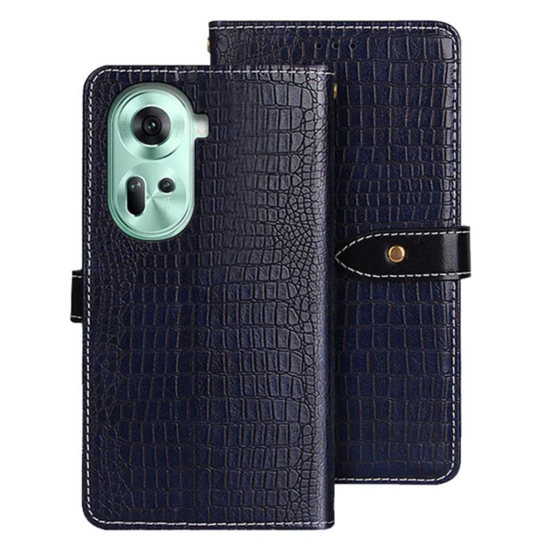 Housse Oppo Reno 11 5G Style Crocodile IDEWEI