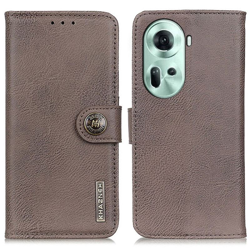 Housse Oppo Reno 11 5G Style Cuir KHAZNEH