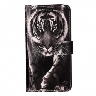 Housse Oppo Reno 11 5G Tigre à Lanière