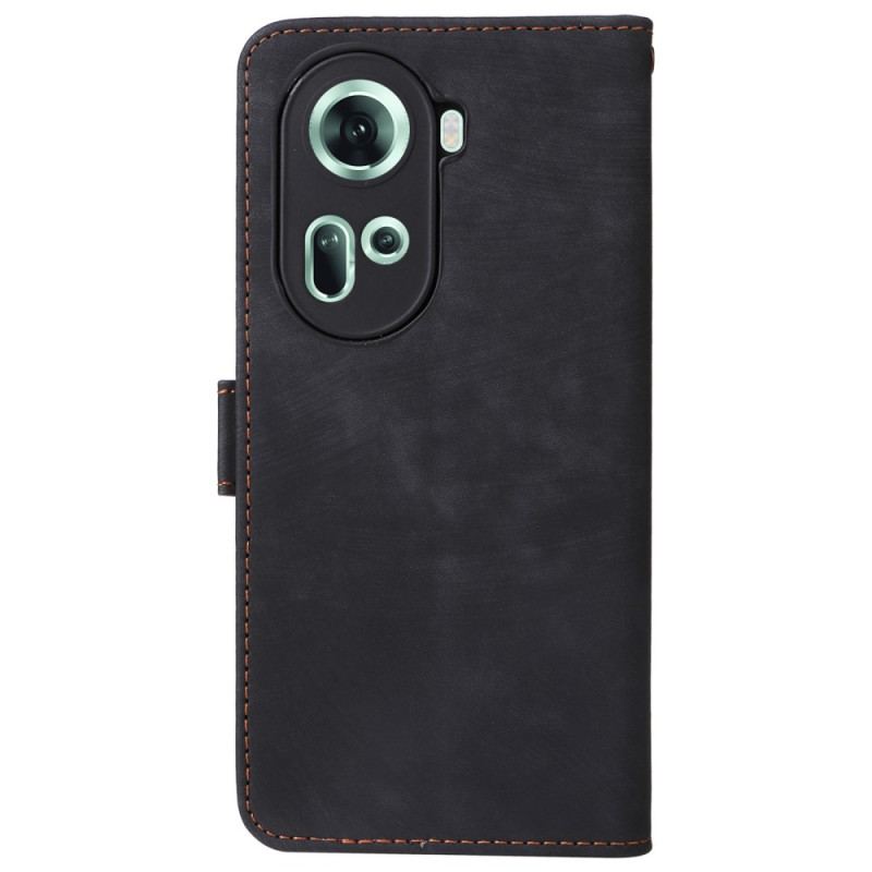 Housse Oppo Reno11 5G Style Portefeuille avec Blocage RFID