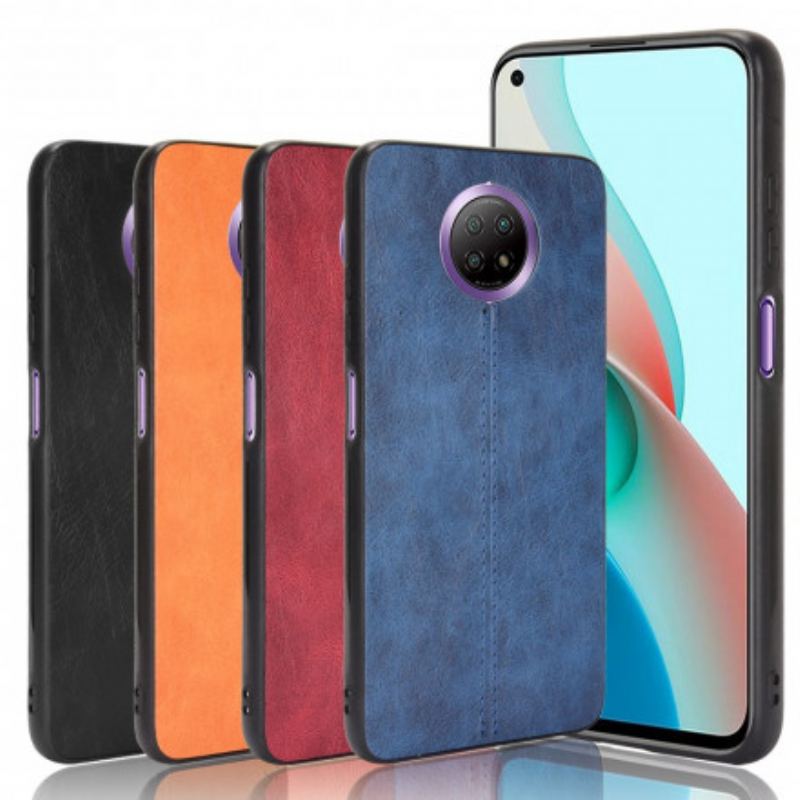 Coque Xiaomi Redmi Note 9 5G / Redmi Note 9T 5G Effet Cuir Couture